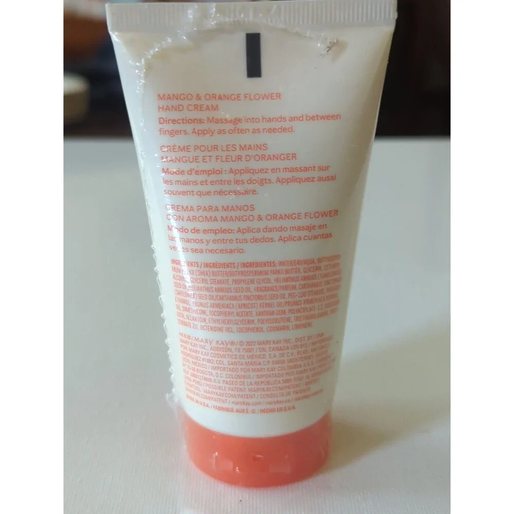 Mary Kay Mango & Orange Flower Hand Cream 2.5 fl oz Sealed Pkg.